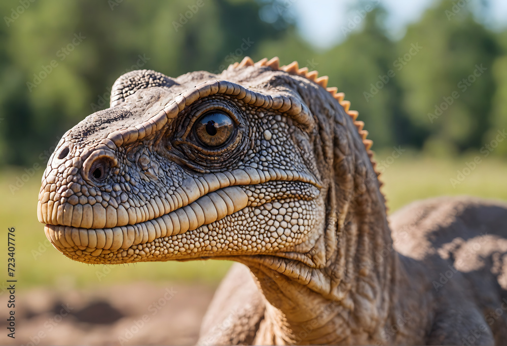 Fototapeta premium portrait of a dinosaur