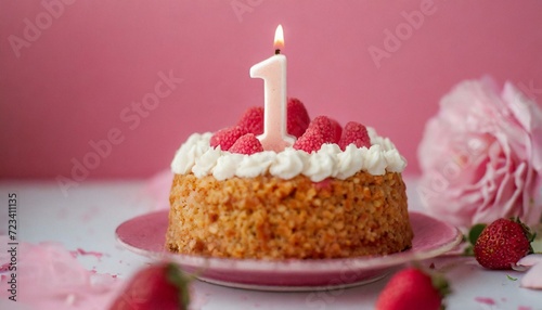 Birthday cake, 1 number,