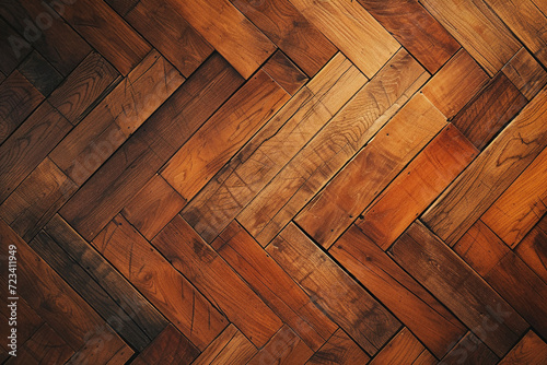 Wooden parquet texture. Flooring background, Floor pattern, Generative Ai