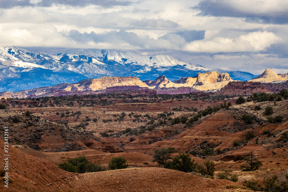 Capitol Reef Nation Park in winter