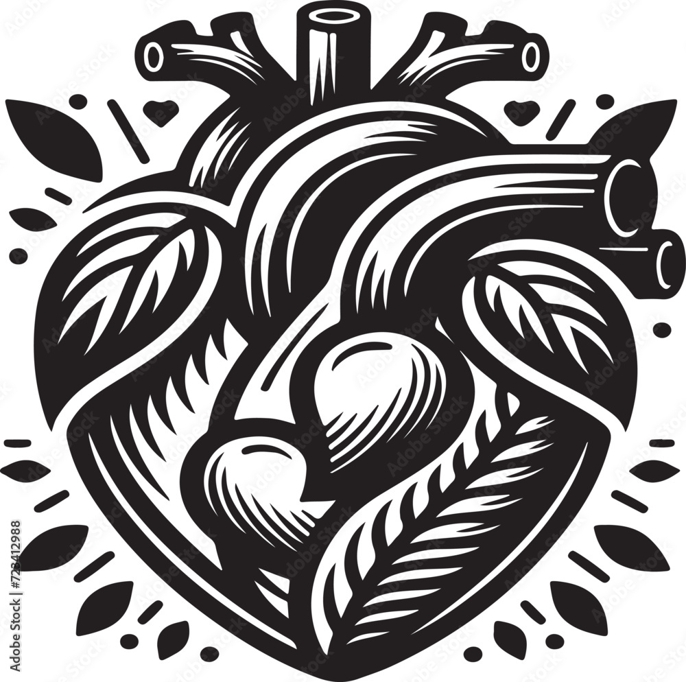 Obraz premium Valentine's Day vector art design