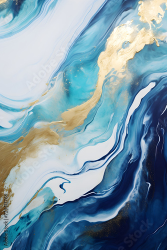 Mesmerizing Oceanic Swirls: Depiction of the Sea using Epoxy Resin 