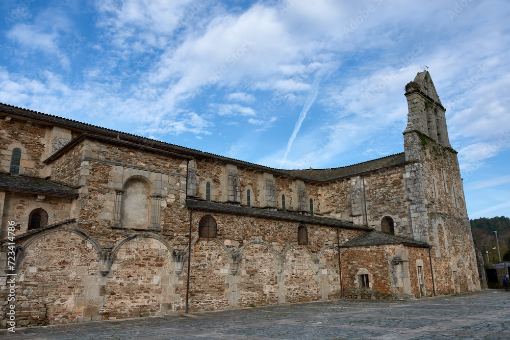 Meira church is peculiar and interesting. It is in Galicia, Spain