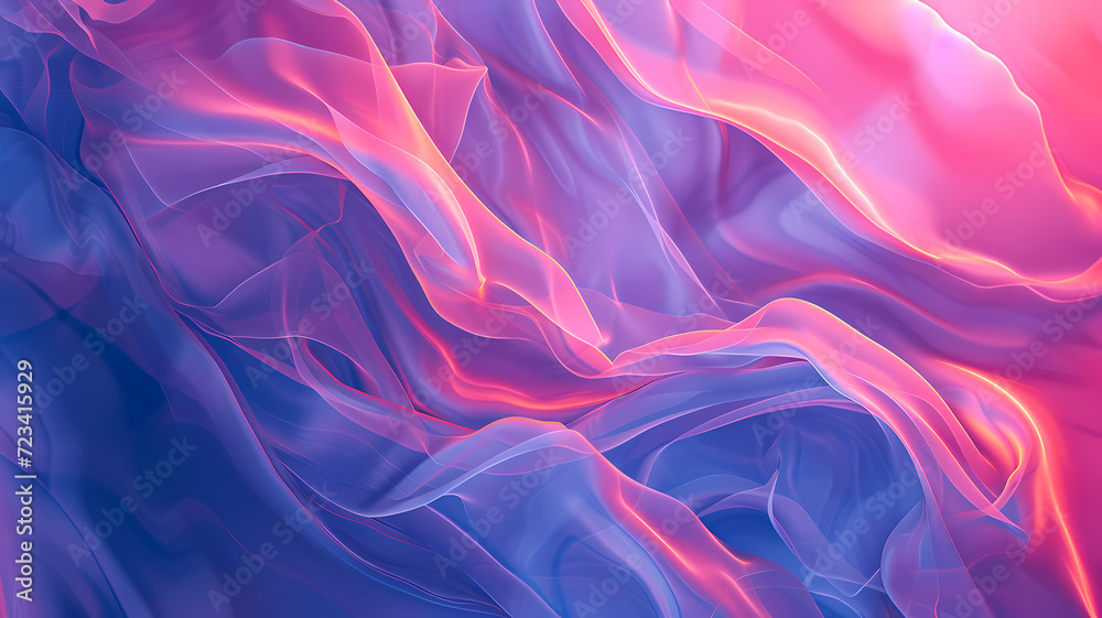 Obraz premium Abstract Future Vibes Digital Art with Simple Texture Background