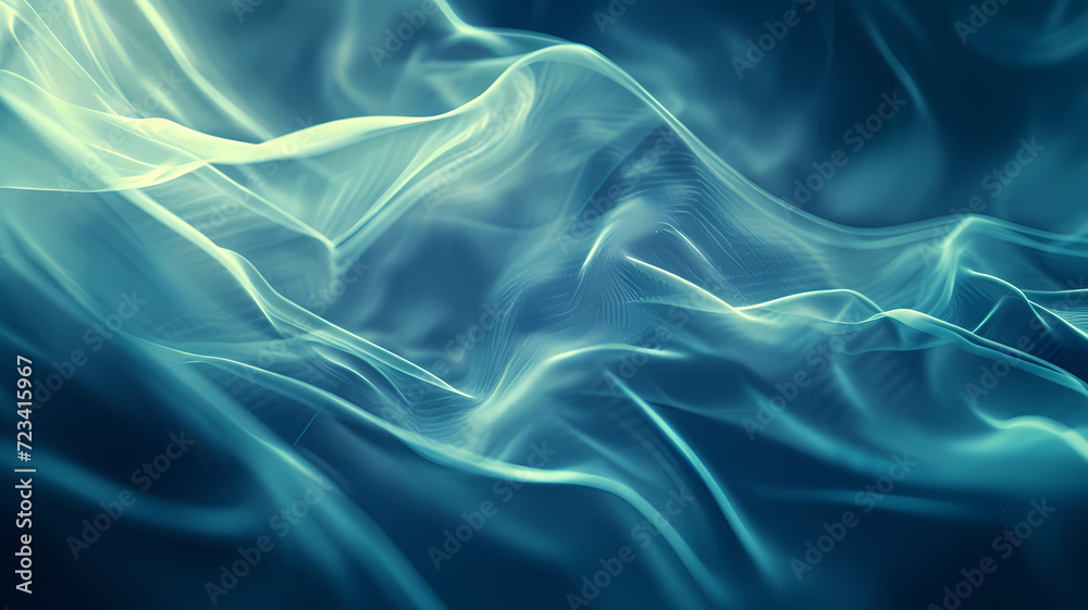 Fototapeta premium Smooth and Minimal Futuristic Digital Art Background