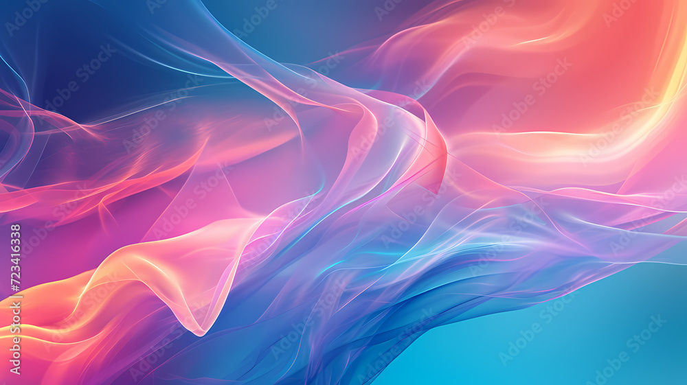 Fototapeta premium abstract futuristic digital art background with a smooth and simple texture