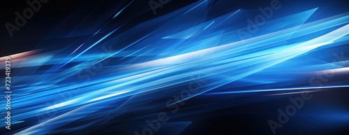 an abstract blue light and texture vector background with light lines, in the style of industrial angles photo
