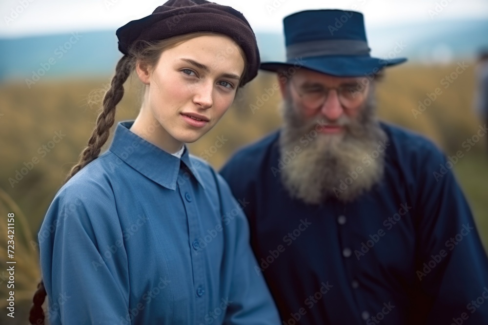 Portrayal of Amish people, traditional lifestyle, close bonds of community, rural simplicity, values of cultural richness, traditions of close-knit family friendly living group. village Country life. Portrayal of Amish people, traditional lifestyle, close bonds of community, rural simplicity, values of cultural richness, traditions of close-knit family friendly living group. village Country life.