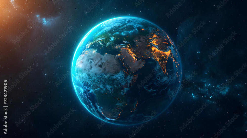 earth in space earth in space