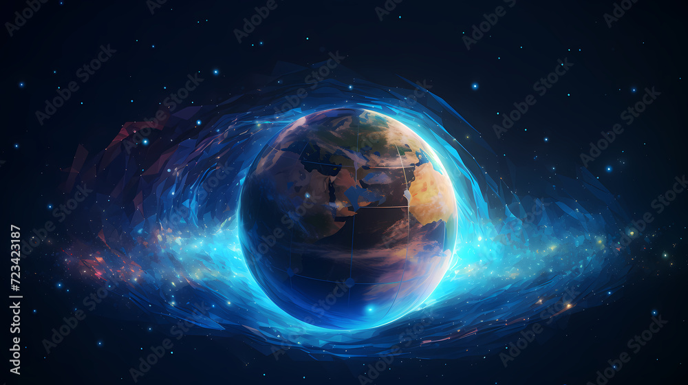 Admire our beautiful Earth from the vastness of space Admire our beautiful Earth from the vastness of space