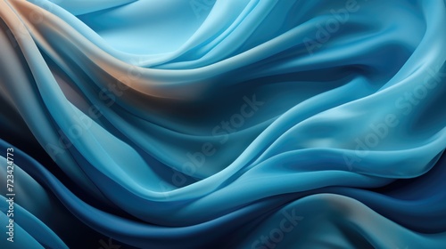 blue background in various forms, in the style of fine lines, delicate curves, flatness of space