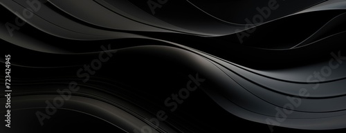 Wallpaper, abstract background, black thin line wave background, in the style of layered surfaces, abstract minimalism appreciator, dark silver