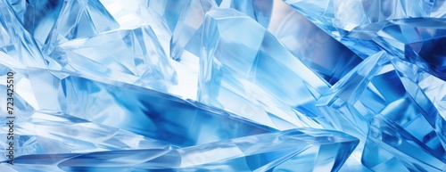 blue crystal background