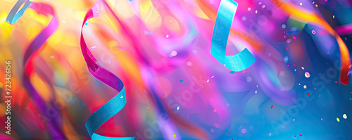 abstract background with ribbons