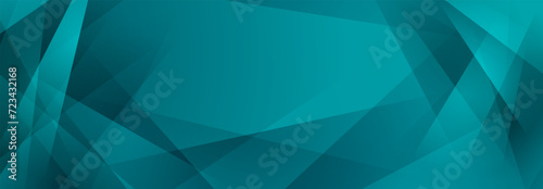 Abstract background of straight intersecting lines and translucent polygons in dark blue colors
