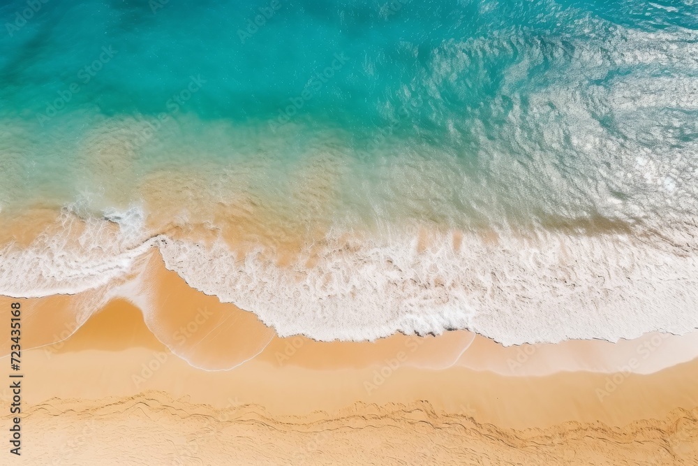 Aerial View of Beach and Ocean Aerial View of Beach and Ocean