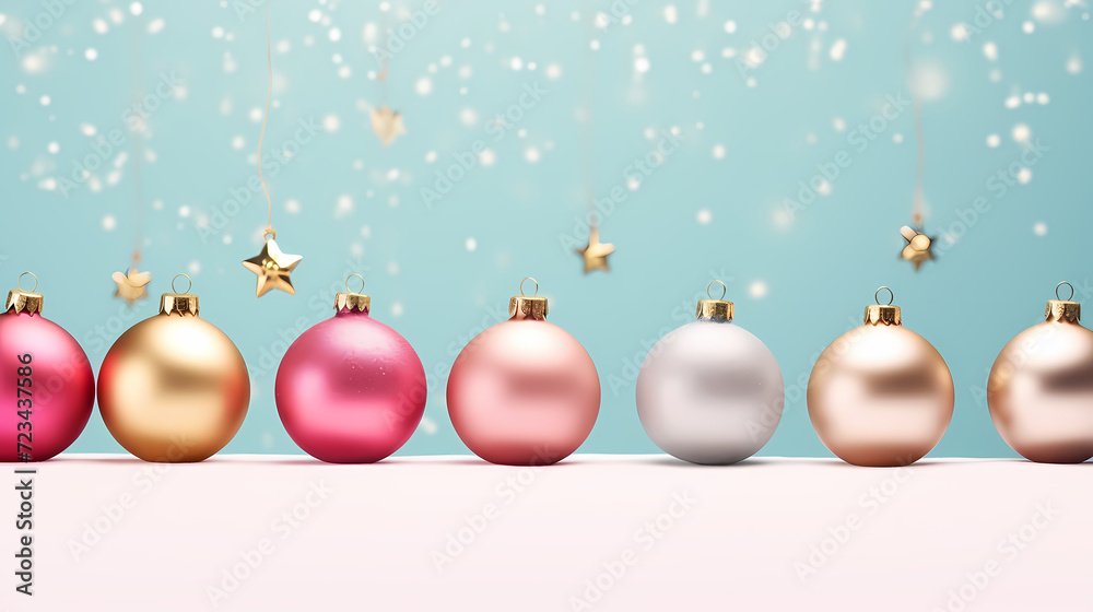 Luxurious shiny Christmas ball decoration, Christmas and New Year ornaments background Luxurious shiny Christmas ball decoration, Christmas and New Year ornaments background