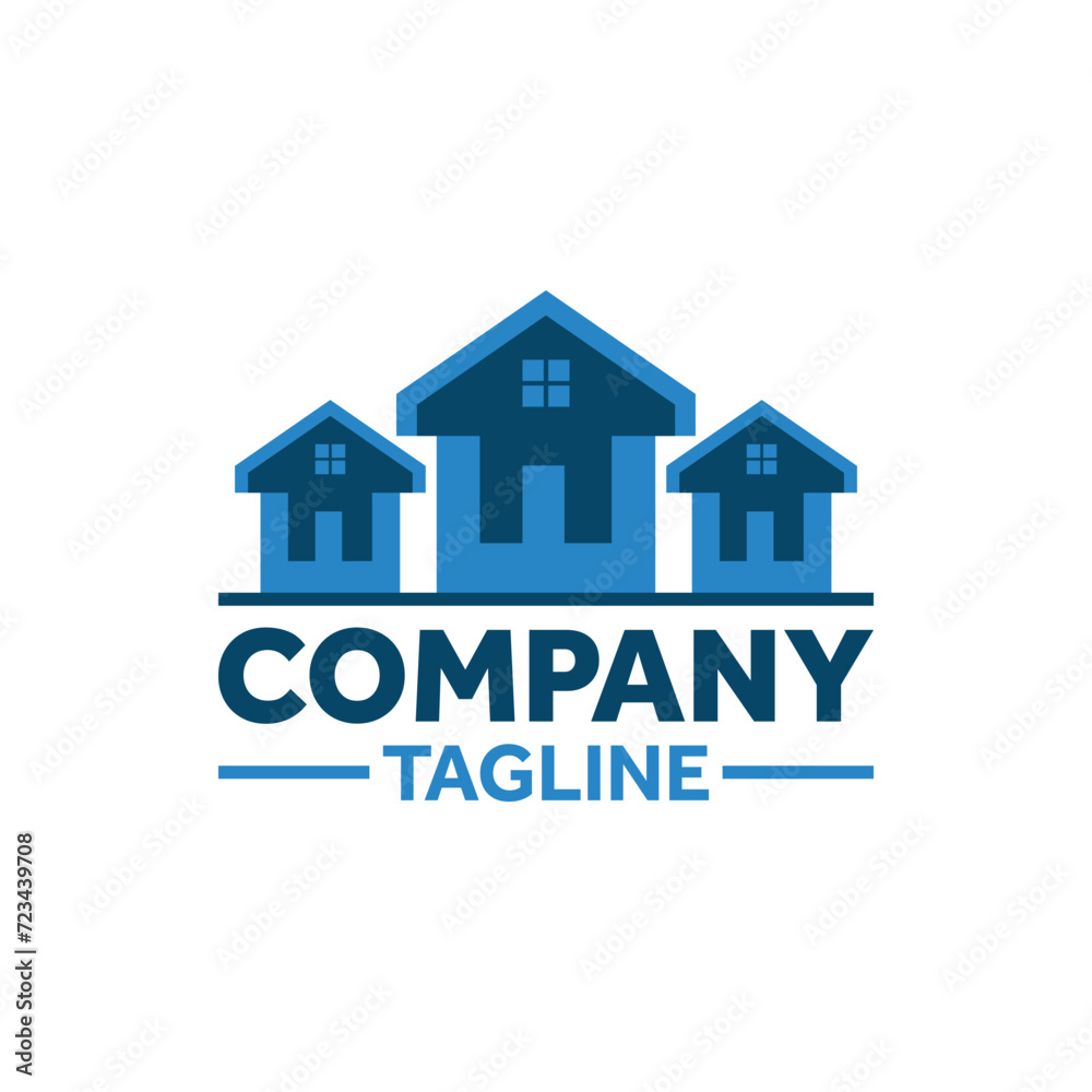 Simple house logo. Unique, modern, simple. Simple house logo. Unique, modern, simple.