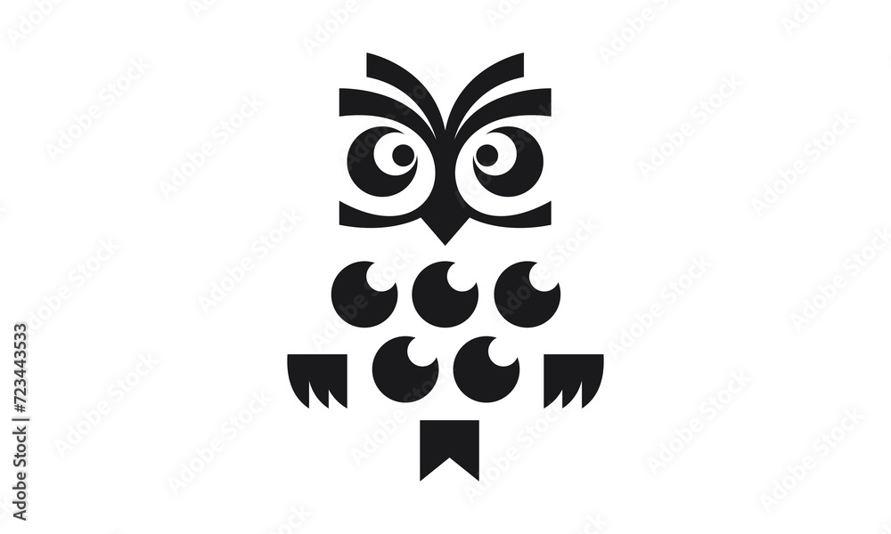owl vector icon 