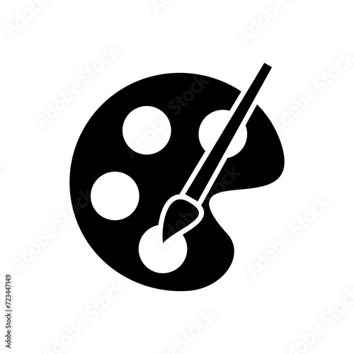 Paint icon vector. paint brush icon vector. paint roller icon vector