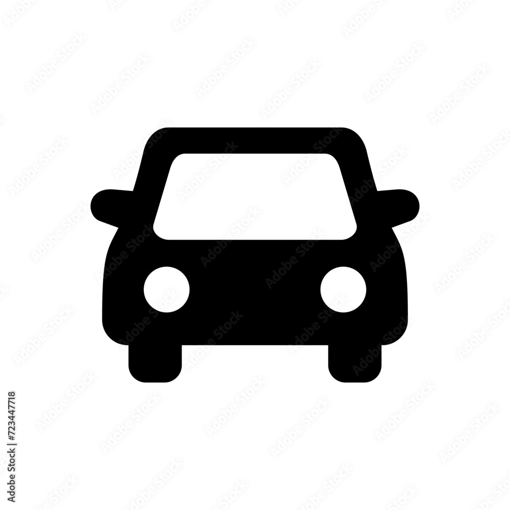 Car icon vector. car vector icon. small sedan