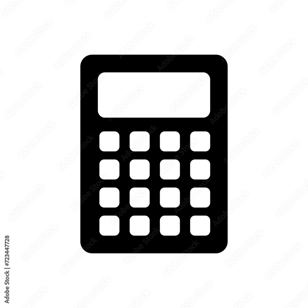 Calculator icon vector. Accounting calculator icon. calculator vector Calculator icon vector. Accounting calculator icon. calculator vector