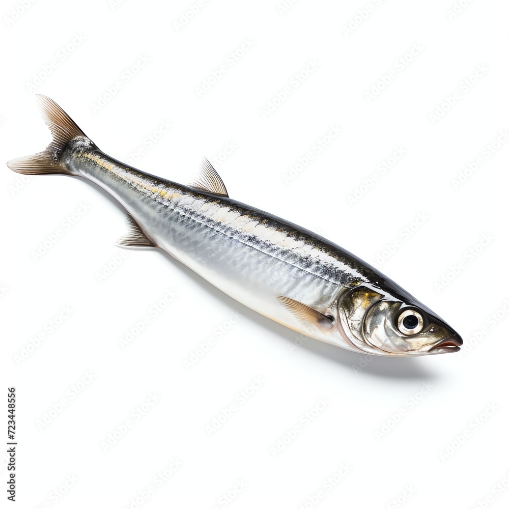 a sardine, studio light , isolated on white background, a sardine, studio light , isolated on white background,