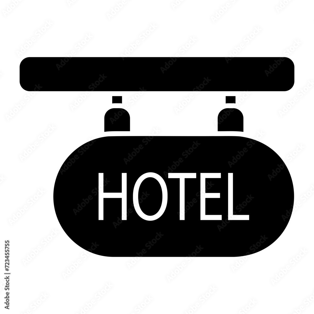 Obraz premium hotel icon