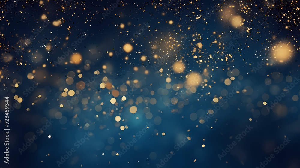 Abstract bokeh lights background, blurred bokeh effect, holiday decoration background