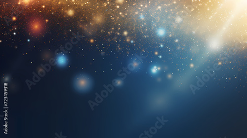 Abstract bokeh lights background  blurred bokeh effect  holiday decoration background