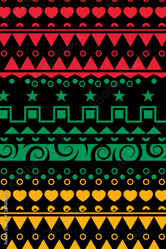 African ethnic pattern Vector