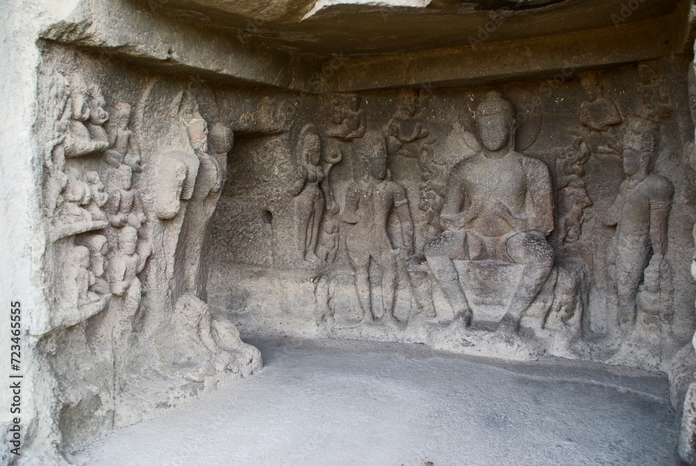 Fototapeta premium インドのエローラにて51