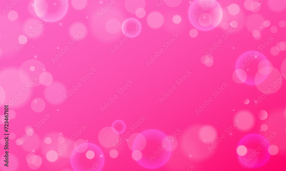 Vector abstract pink bokeh background design Vector abstract pink bokeh background design