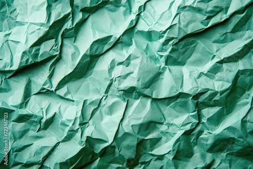 Wallpaper Mural Paper green recycled paper crumpled texture background Torontodigital.ca