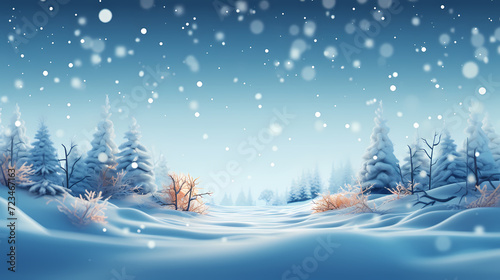 Festive snowflake background with beautiful design and space for text © jiejie