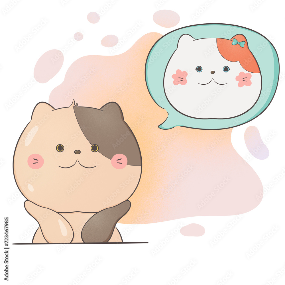 cute cats hand draw illustrator cute cats hand draw illustrator