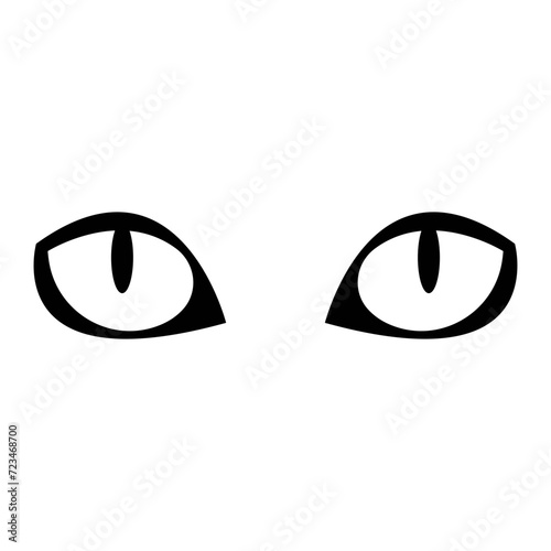 Eyes and brows woman Silhouette