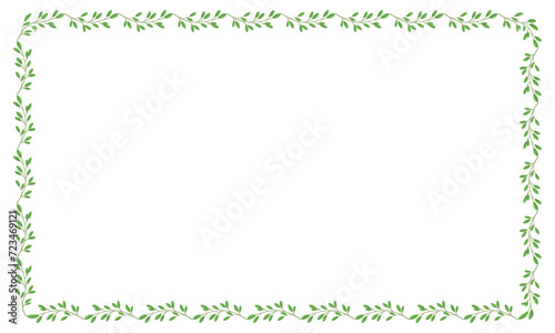 Vector beautiful floral frame latest design element