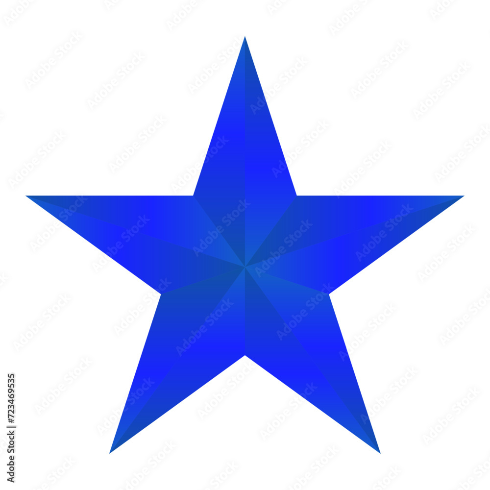 Vector star icon blue sign. vector illustration Vector star icon blue sign. vector illustration