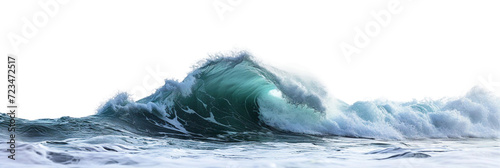 Wave, transparent background, isolated image, generative AI