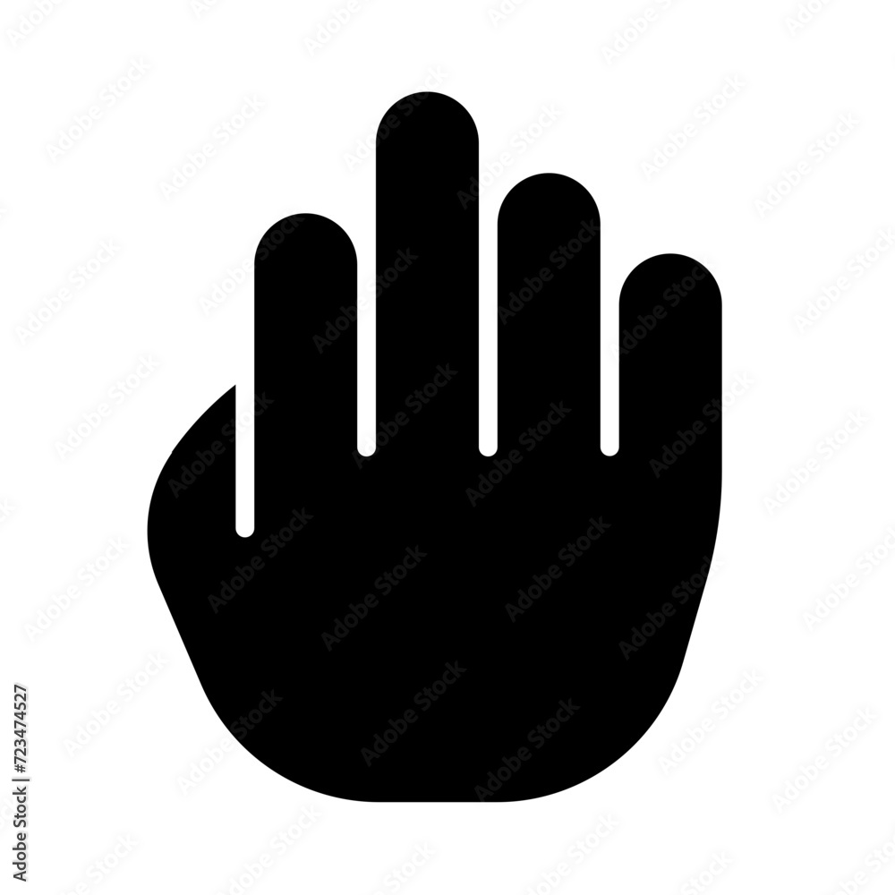 Four Solid Icon Four Solid Icon
