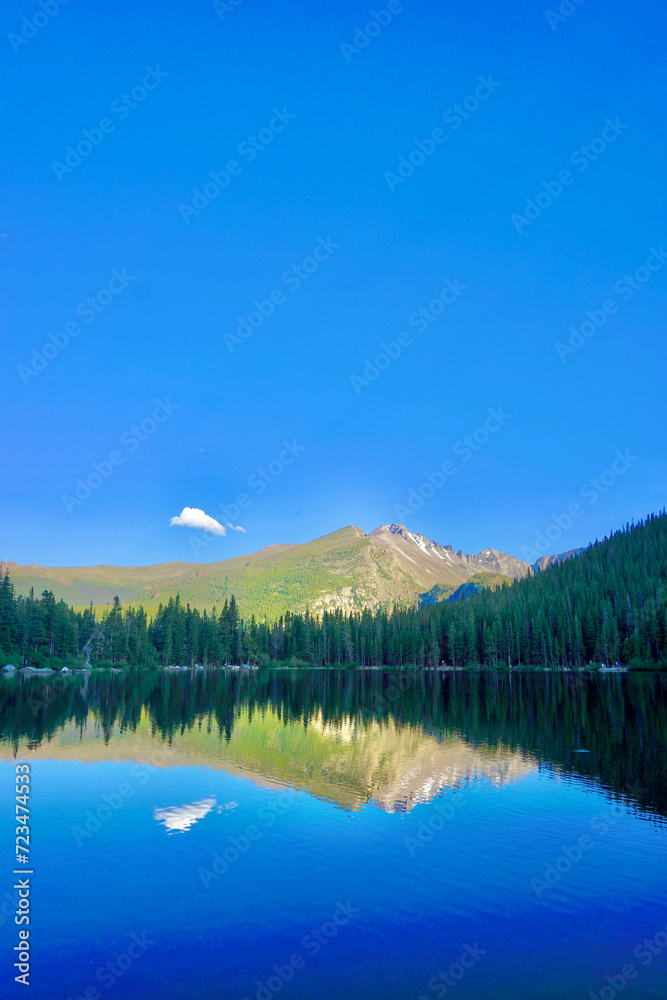 Perfect weather at the Rocky Mountain National Park