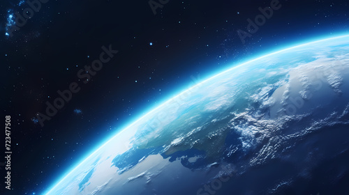 Admire our beautiful Earth from the vastness of space