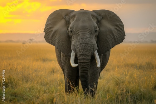 Elephant in the wild