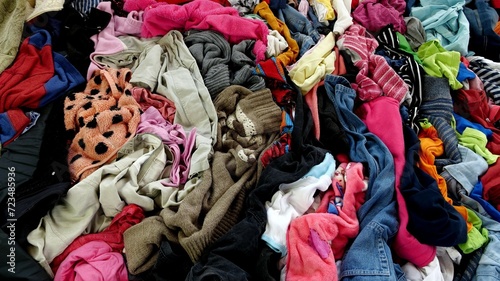 Clothes, footwear and household textiles are responsible for water pollution, greenhouse gas emissions and landfill. photo