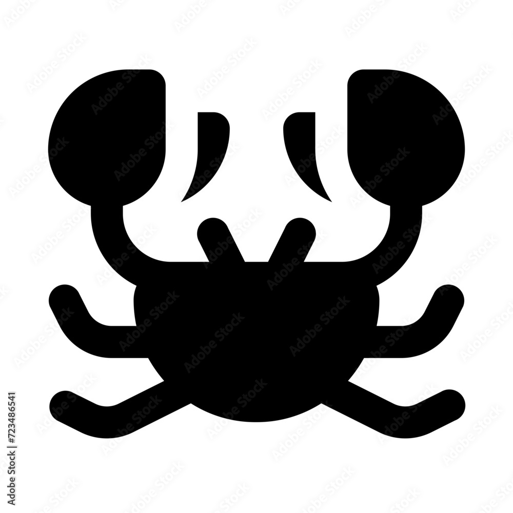 Crab Solid Icon Crab Solid Icon