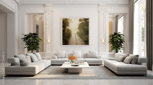 Modern contemporary living room interior composition  © Faisal