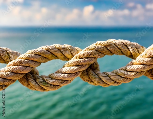 rope on the sea © Sajjad-Farooq-Baloch