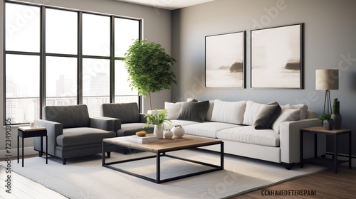 Unique composition of modern luxury living room interior  © Faisal