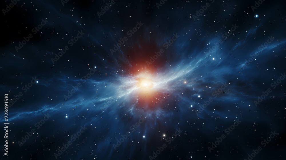 Cosmic background, abstract planet and space background